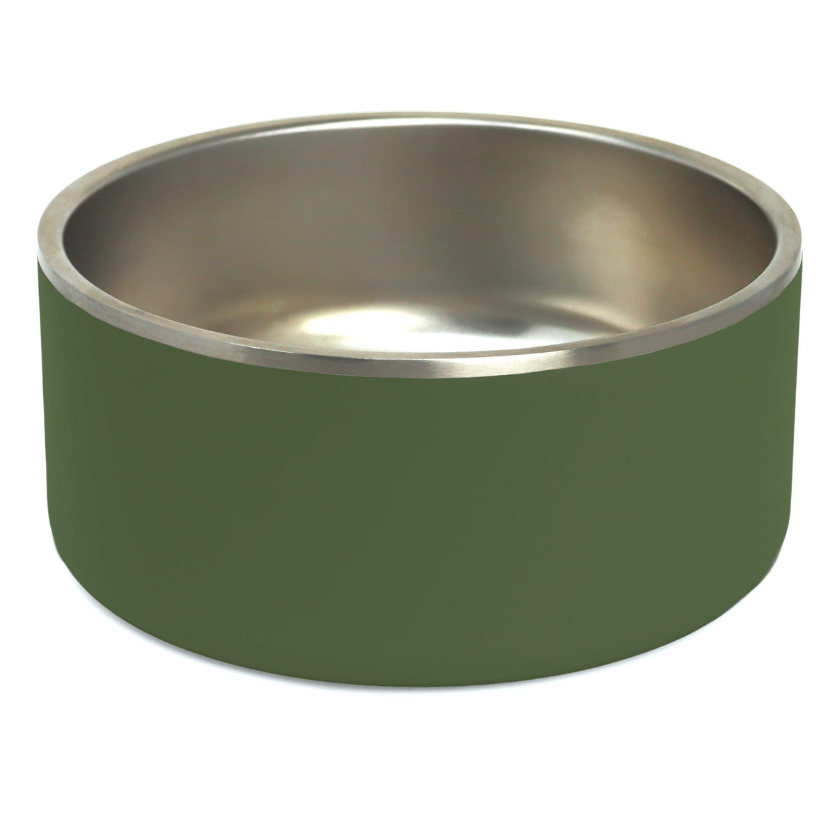 Durango Insulated Stainless Steel Dog Bowl with Nonslip Base 32 oz. (4 Cup Capacity) Dog Food Bowl Dog Water Bowl Cactus Green Color